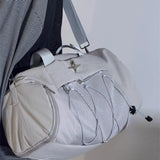 Qfdian  Vintage Y2k Aesthetic Simple Gym Bags Women Casual Shoulder Underarm Bag Grunge All Match Trendy Handbags Crossbody Streetwear