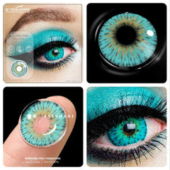 EYESHARE Color Contact Lenses for Eyes 1 Pair Cosplay Halloween Color Contact Lens for Eyes Yearly Beautiful Makeup Contact Lens