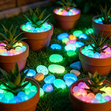 Qfdian  Luminous Stones Mixed Color Glow Rocks Decorations