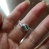 Qfdian Korean Fashion Cute Heart apple Star Geometric Open Metal Ring For Women Y2K Gothic Creative Charm Grunge Jewelry Accessories