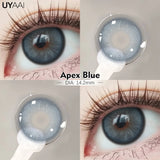 Qfdian  Fashion1 Pair  Color Contact Lenses High Quality Lenses Blue Myopia Lenses Makeup Gradient Lenses