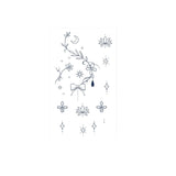 Qfdian  Tattoo Sticker Temporary Tattoo Butterfly Line Waterproof Collarbone Elegant Body Art for Men Women