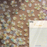 Qfdian Hipster Pure White Flowers Rose Spring Lily Peony Camellia Daisy Jelly Cherry Blossom Magnolia Nail Art Stickers Manicure Decals