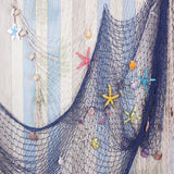 Qfdian Fishing Net Wall Hangings Ornament Studio Prop Room Home Decoration Mediter Sea Stickers Marine Over The Garden Crafts Nautical