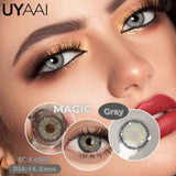 Qfdian  Contact Lenses Beauty Color Contact Blue Eye Color Lenses Natual Black Lenses Woman Accesories Natural Contact Lenses