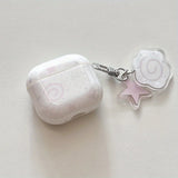 Qfdian  Cute fish rolls are suitable for Apple earphone case airpods4 wireless bluetooth earphone case.