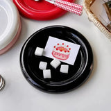 Qfdian  Nordic Creative Ceramic Plate Round Service Plate Steak Western Dishes Dessert Plate Unique Main Course Kitchen Tableware