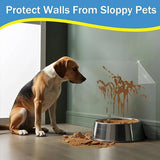 Qfdian Transparent and detachable anti oil contact protective film wall sticker kitchen bedroom wall electrostatic wallpaper