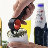 Qfdian Opener Multi Functional Five In One Beverage Bottle Opener Cap Twister Four Position Can Opener Anti Slip Cap Twister