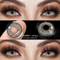 Qfdian Contact Lenses for Eyes Natural Beauty Pupils  Eyes Lenses Korean Brown Contacts 2PCS 1Year Fashion Green Pupilentes