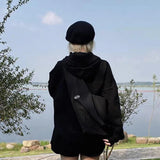 Qfdian High-capacity Y2k Aesthetic Casual Shoulder Bag Simple Grunge All Match Handbags Vintage Women Trendy Crossbody Bags Streetwear