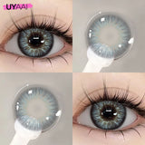 Qfdian  Color Contact Beauty OMG Series Colorcon Black Lens Big Eyes Cosmetic Green Lenses Colorcon NEW NAJIA Series Blue Pupils