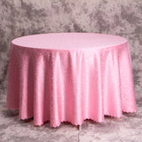 Qfdian  Thickened Circular Tablecloth for Hotel Restaurants Suitable for Parties European Jacquard Solid Color Durable Tablecloth Pad