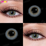 Qfdian  Color Contact NEW Eye Color Lens Makeup Green Eye Lenses Yearly For Eyes Blue Contact Lens Natural Colorcon High Quality
