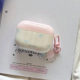 Qfdian Korea lovely pink bow soft silicone case for airpods 4 new fashion girl earphone accessories for airpods 1/2/3 pro 2 coque cases