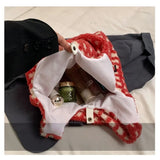 Qfdian  Commuter Shoulder Bag for Girls Large Capacity Portable Shoulder Bag for Friends Gifts Plush Tote Shopping Bag