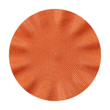 Qfdian Round Braided Placemats Set of 8 Round Table Mats for Dining Tables Natural Woven Heat Resistant Place mats 15 Inch