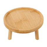 Qfdian Holder Stand Pot Flower Wood Wooden Stool Rack Outdoor Indoor Display Smallflowerpot Gardening Table Shelf Potted Windowsill