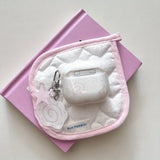 Qfdian  Cute fish rolls are suitable for Apple earphone case airpods4 wireless bluetooth earphone case.