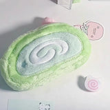 Qfdian Plush pencil case Pencil case Large capacity stationery case Cute pencil storage case
