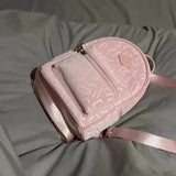 Qfdian Luxury Design Fashion Kawaii Mini Schoolbags Women Casual Travel Bags Japanese Sweet Y2k Aesthetic All Match Students Backpacks