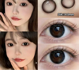 Qfdian  2Pcs New Eyes Color Contact Lenses with Myopia Diopter Natural Eyes Color Lenses Beautiful Pupil Yearly Use Fast Shipping