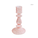 Qfdian Pink Wedding Table Centerpieces Candle Holder Wedding Decoration Flower Vase Home Decoration Accessories Vases Room Decor
