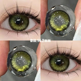 Qfdian 2PCS New Blue Colored Contact Lenses Gray Change the Color the High Quality Beauty Pupil Makeup Eyes Lens Fast Shipping