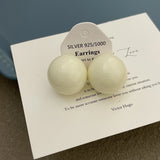 Qfdian  New color candy ball earrings for women