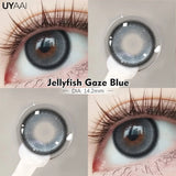 Qfdian  Fashion1 Pair  Color Contact Lenses High Quality Lenses Blue Myopia Lenses Makeup Gradient Lenses