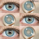 Qfdian  Color Contact Lenses Beauty Blue Lens Makeup Colorcon Fashion Natural Black Eyes Lens Natural Brown Lenses Fashion Lens