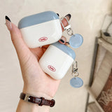 Qfdian Korea lucky case for apple airpods 4 2024 cute headphone cover for airpods 1/2/3 pro 2nd wireless bluetooth charging box shell