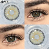 Qfdian  NEW Cleopatra Series Contact Lenses Cosmetics Eye Color Lenses Woman Accesories Black Lens Makeup Beauty Brown Lenses