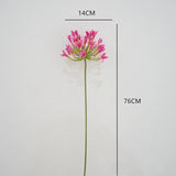 Qfdian  Luxury African agapanthus branch home table decoration silk artificial flowers Photo props hotel decor flores artificiales