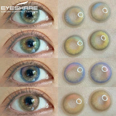 EYESHARE Colorcon Korean Lenses Colored Contact Lenses 1 Pair Natural Contact Lenses for Eyes Yearly Eye Lenses Beautiful Pupils