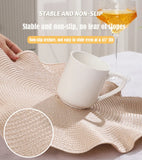 Qfdian Round Braided Placemats Set of 8 Round Table Mats for Dining Tables Natural Woven Heat Resistant Place mats 15 Inch