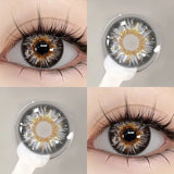 Qfdian  Color Contact Beauty OMG Series Colorcon Black Lens Big Eyes Cosmetic Green Lenses Colorcon NEW NAJIA Series Blue Pupils