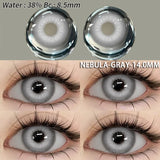 Qfdian 1 Pair Fashion Pink Cosplay Anime Lenses Color Contact Lenses for Eyes Cosmetics Purple Lenses Yearly Eye Contact Lens