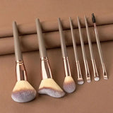 Qfdian Makeup Brush Set Soft Fluffy Professiona Cosmetic Foundation Powder Eyeshadow Kabuki Blending Make Up Brush Beauty Tool Makeup
