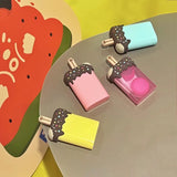 Qfdian Contact Lens Case ice cream style Container Set Portable Contact Lens Box for Women Travel Contact Lenses Case