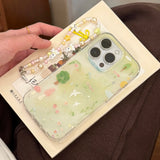 Qfdian Cute Animal Bird Phone Case For Iphone 15Pro 16ProMax 13 14 15 16 Pro Max 13ProMax Cover Bracelet Fundas