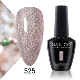Qfdian  15ml 334 Blue Pink Colors Nail Gel Polish Soak Off UV LED Nail Lacquer Varnish Semi Permanent Nail Art Gel For Nail Art