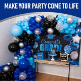 Qfdian  112Pcs Royal Blue Balloon Arch Garland Kit Graduation Decor Boy Birthday Party Ballon Arch Baby Shower Decoration Wedding Globos