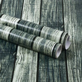 Qfdian 40CM X 1M Thickened Anti Fouling Waterproof Wood Grain Self-adhesive PVC Modern Furniture Decorative Wallpaper
