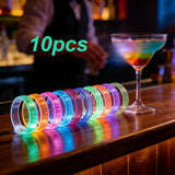 Qfdian  A Gift for Her/him 10 Colorful LED String Lights Suitable for Giving As A Party Bracelet