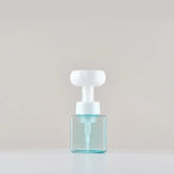 Qfdian Floral Foam Pump Bottle Refillable Flower-Shaped Liquid Hand Soap Dispenser Empty Lotion Shampoo Shower Gel Sparkling Bottle
