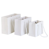 Qfdian  5/10/20PCS Black White Pink Color Kraft Gift Bags With Rope Handles for Party Gift Wrapping Favor Bag Clothes Packing Gift Bags