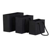 Qfdian  5/10/20PCS Black White Pink Color Kraft Gift Bags With Rope Handles for Party Gift Wrapping Favor Bag Clothes Packing Gift Bags