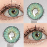 Qfdian  1pair New ARTHUR Color Contact Lenses for Eyes Green Eye Lenses Gray Contacts Fashion Cosmetic Pupils Yearly Color Eyes