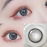 Qfdian 2Pcs Natural Color Contact Lenses for Eye with Myopia Power High Quality Eyes Contacts Lens Beautiful Pupil